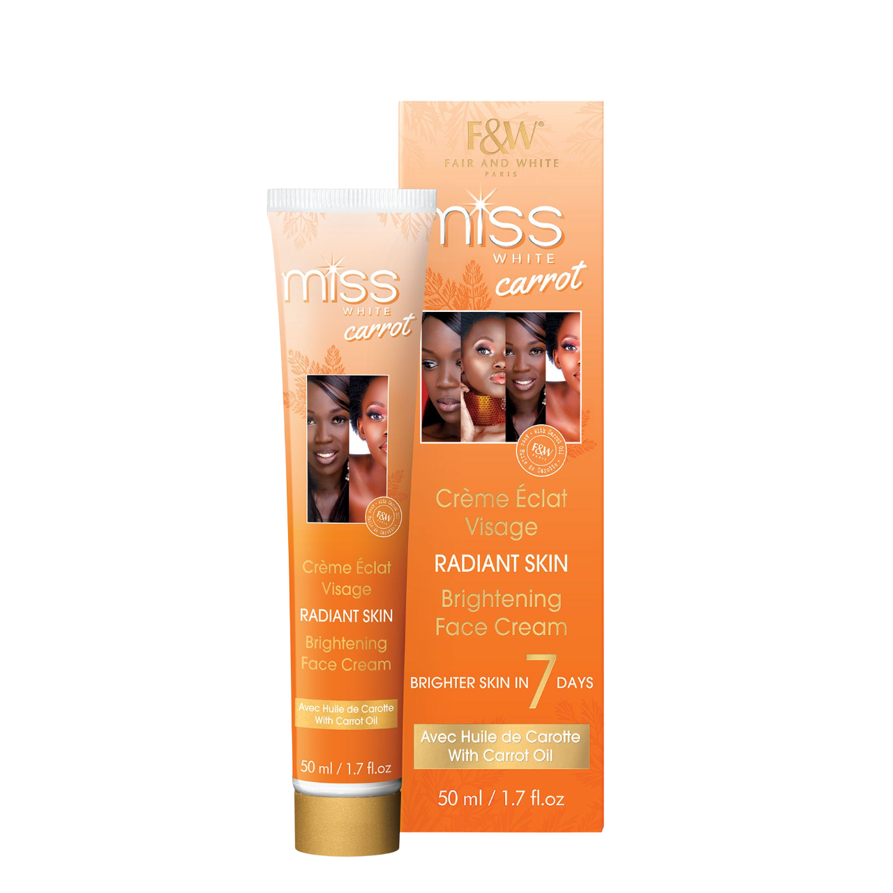 F&amp;W - MISS WHITE CARROT - Brightening Cream UE 50ml